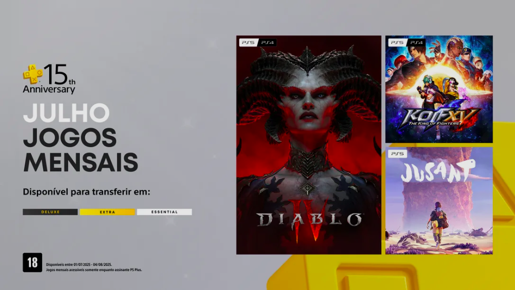 PS Plus Julho 2025: Análise Completa dos Jogos do Mês