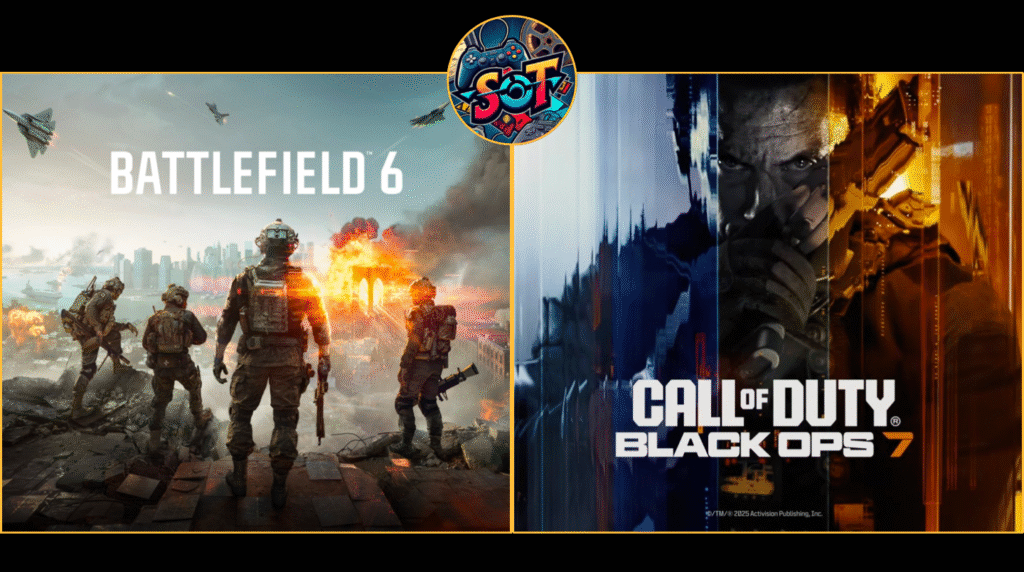 Batalha dos Gigantes: Battlefield 6 x Call of Duty Black Ops 7